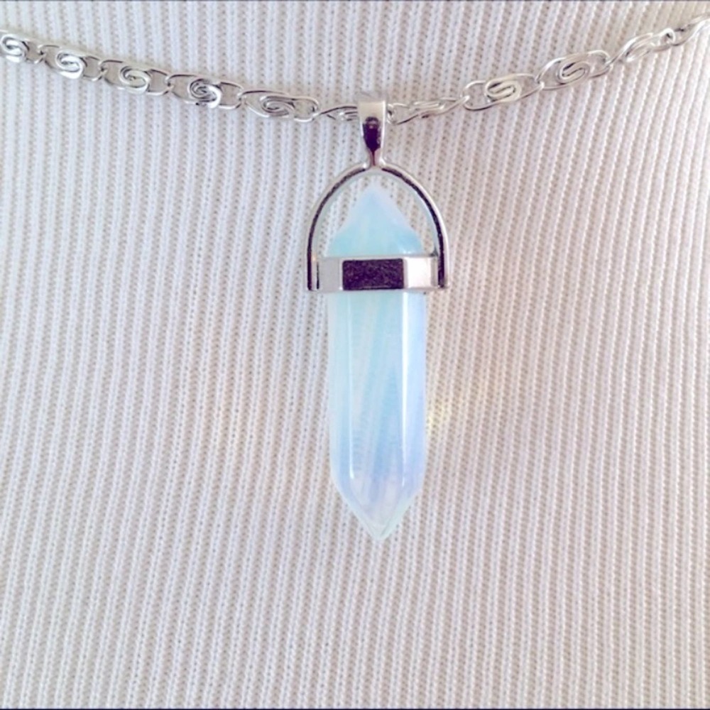 Opal Quartz Necklace - Picture 2 of 2